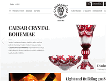 Tablet Screenshot of caesar-crystal.cz